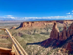 A peaceful view across the Colorado National Monument near Grand Junction