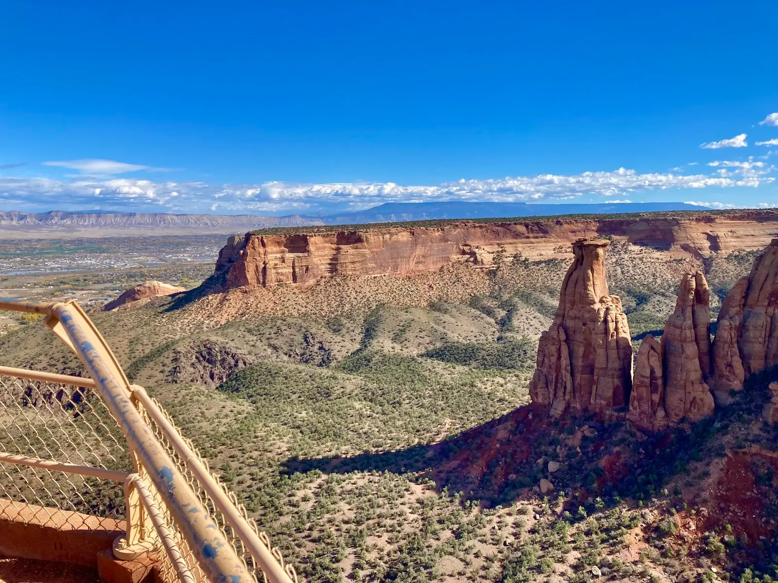 A peaceful view across the Colorado National Monument near Grand Junction